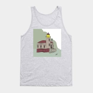 Coquille River Lighthouse Tank Top